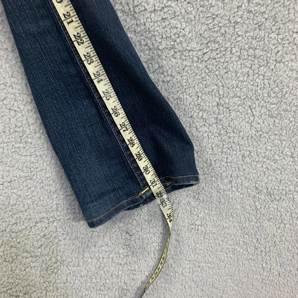 Y2K 90s True Religion Jeans Thick Stitch Boot Cut Blue WC92317QV Sz 27 X31 USA - Picture 4 of 15